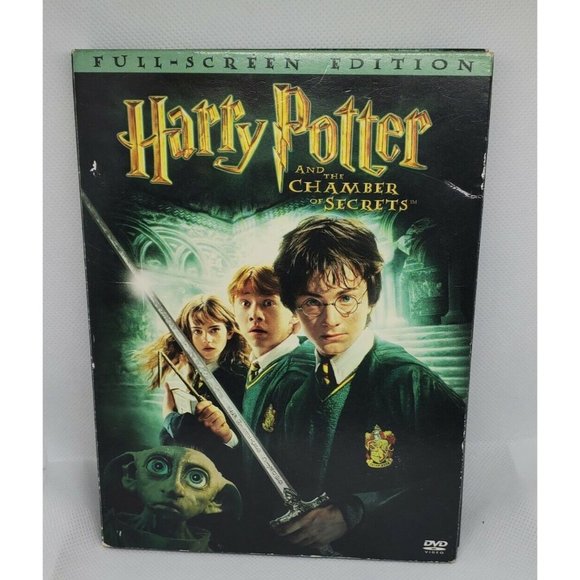 Harry Potter And The Chamber Of Secrets DVD Full Screen Edition No Scratches - Picture 1 of 12